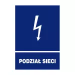 Znak elektryczny informacyjny 148x210 