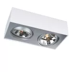 BLOQ plate/spiral white 2x50W 12V