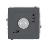DECO Mechanizm elektronicznego czujnika ruchu grafitowy mat
