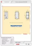 Obudowa poliestrowa - IP44/IP54, IK10, KSZI 40x80 daszek płaski