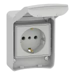 Gniazdo Pratika standard niemiecki IP65, 10-16A