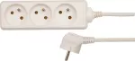 PRZEDŁUŻACZ ELEKTR./BIAŁY/ 3G Z/U 1,5M