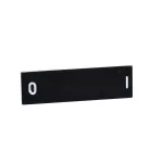 Harmony XB4 Etykieta o wymiarach 8X27mm do ramki 30X40mm 
