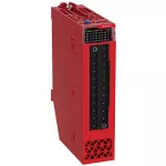 Modicon X80, moduł wyjść cyfrowych, 4 wyjścia, kanały przekaźnikowe, moduł bezpieczeństwa