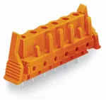 Gniazdo THT Pin lutowniczy 0,6 x 1,0 mm konstrukcja prosta, pomarańczowa 232-763/039-000