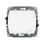 TREND Mechanizm łącznika schodowego podświetlanego biały