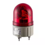 Harmony XVR Lampa wirująca z lustrem bez buczka Ø84 czerwona LED 24 V AC/DC