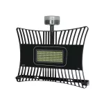 LAMPA LED FLOOD BUTTERFLY / 100W / 100 lm/W / IP65 / 4200K / CZARNA / RADAR SENSOR