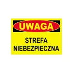 Tablica budowlana ostrzegawcza 250x350 