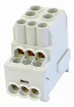 SDB 100 Blok rozdzielczy - dystrybucyjny Al/Cu 80010 SIMBLOCK szary