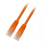 Patchcord RJ45 U/UTP kat. 6 PVC CCA pomarańczowy 1,5m