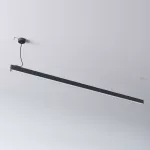 AVAR 2000 wisząca, dyfuzor oval OPAL, LED PHILIPS LV 44,8W/7398lm/940/TD, 230V, czarny (mat) RAL 9017