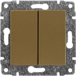 VENA Zaślepka modułowa (2szt. 22,5mmx45mm) PATYNA