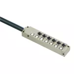 SAI-6-F 4P M8 L 10M Pasywny rozdzielacz czujnik / człon wykonawczy (z przewodem), nr.katalogowy 1849670000