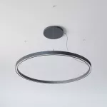 ALFREDO 1630/U wisząca DIRECT LED PHILIPS LV 109W/16794lm/3000K/TD/CAS, 230V, czarny głęboki (mat struktura) RAL 9005