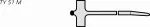 CABLE TIES TY-RAP TY 51 M 92x2,4 NA Opaski kablowe ze stalowym noskiem