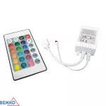 STEROWNIK LED IR 72W Z PILOTEM 24 PRZYCISKI RGB