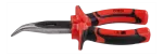 Szczypce wydłużone wygięte 160 mm 1000V , CrV, polerowane