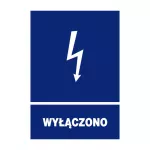Znak elektryczny informacyjny 148x210 
