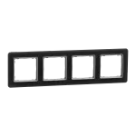 Ramka 4-krotna, Sedna Elements, szkło przydymione