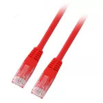 Patchcord RJ45 U/UTP kat. 5e PVC CCA czerwony 2m