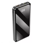 GSM103789 Forever power bank TB-411 ALLin1 10000 mAh czarny z kablami USB-C + Lightning + microUSB