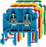 ZSG1-2.5z Złączka szynowa gwintowa, 2,5 mm², TS 32,35, 1 tor  - kolor żółty