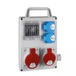ROZDZIELNICA ROS-SLIM 2*16A4P,2*250V(SHUKO) OKIENKO Z UCHWYTEM