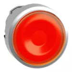 Harmony XB4 Główka przycisku płaskiego z samopowrotem, LED, pomarańczowa metalowa