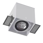 GUTAR B1Ahd wpust stropowy bezramkowy, max. 1x35W, GU10, 230V, biały sygnałowy (mat struktura) RAL 9003