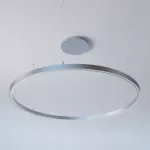 ALFREDO 2000/U wisząca DIRECT LED PHILIPS LV 135,5W/20825lm/3000K/TD, 230V, kolor srebra (gładki mat)
