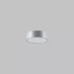 ABA 350 plafon 2x23W, E27, 230V, srebrny aluminiowy (mat) RAL 9006