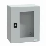 Obudowa poliestrowa wisząca PLM z drzwiami transparentnymi IP66 308x255x160 mm, PanelSet