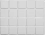 PODKŁADKI FILCOWE 20X20 MM BIAŁE