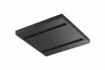 TERRA 2 LED N 595x595mm x2 1800lm 830 CZARNY MAT STRUKTURA (20W)