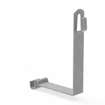[OG] Uchwyt pod dachówkę z zamkiem Domino H-150mm