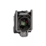 Harmony XB4 Korpus przycisku z elementem świetlnym biały LED 24V 1NC metalowy