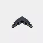 Black left “L” connector DALI 71-7542-60-00