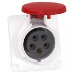 Gniazdo Pratika 16A 3P-N-E 380-415V IP44 50-60Hz