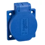 Gniazdo Pratika 50X50 szare IP54220V 2PT
