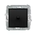 ICON Mechanizm łącznika dwubiegunowego w stylu amerykańskim czarny mat