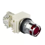 Przycisk podświetlany, Harmony 9001K, czerwony LED, 120V AC/DC, 10A, BA9s, 1C/O, Ø30
