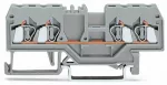 4-przewodowa złączka przelotowa 2,5 mm², żółta 280-832