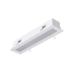 BURGOS Y1 wpust stropowy LED 9W/873lm/4000K, 230V, biały sygnałowy (mat struktura) RAL 9003