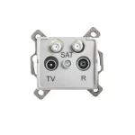 LOGI 02-1590-043 sr Gniazdo TV-2xSAT końcowe