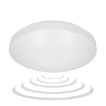 Plafon VEGA LED 2 z czujnikiem ruchu, LED SMD, 16W, 1100lm, 4000K, biały, IP20, PMMA