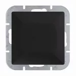 WP-8P/M Wyłącznik krzyżowy p/t 10A, 250V (moduł); czarny mat