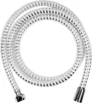 WĄŻ PRYSZNICOWY 2.0M PVC CHROM-BIAŁY