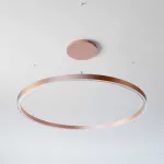 ALFREDO 1810/U wisząca DIRECT LED PHILIPS LV 122,5W/18832lm/3000K, 230V, kolor miedzi (gładki mat)