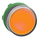Harmony XB5 Główka przycisku płaskiego z samoczynnym powrotem, LED, pomarańczowa plastikowa